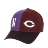 Northwestern University Wildcats House Divided Hat with University of Chicago Maroons