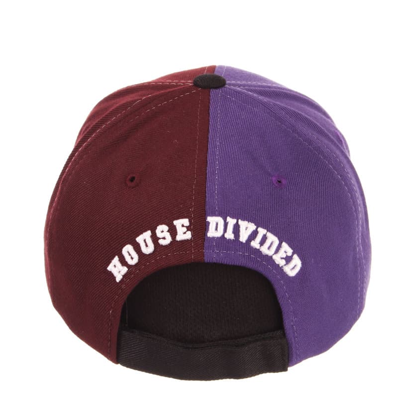 Northwestern University Wildcats House Divided Hat with University of Chicago Maroons