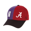 Northwestern University Wildcats House Divided Hat with Alabama Crimson Tide