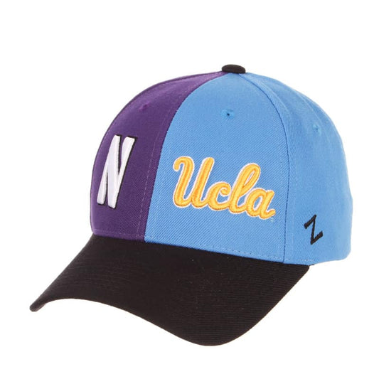 Northwestern University Wildcats House Divided Hat with UCLA Bruins