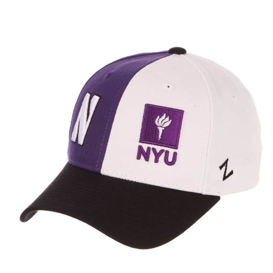 Northwestern University Wildcats House Divided Hat with NYU Violets