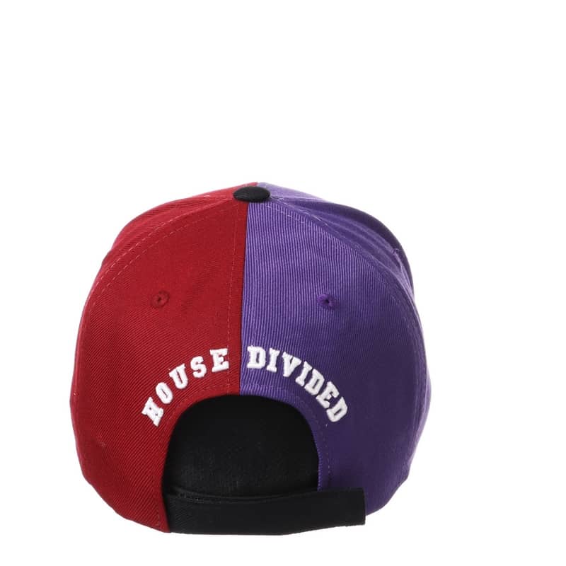 Northwestern University Wildcats House Divided Hat with Arkansas Razorbacks-4
