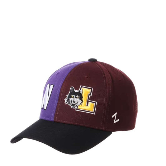 Northwestern University Wildcats House Divided Hat with Loyola Chicago Ramblers