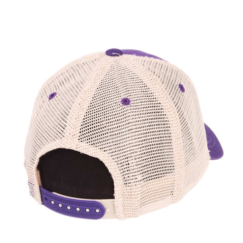 Northwestern University Wildcats Zephyr Unconstructed Adjustable Purple/Natural Trucker Mesh Hat with Stylized N Design