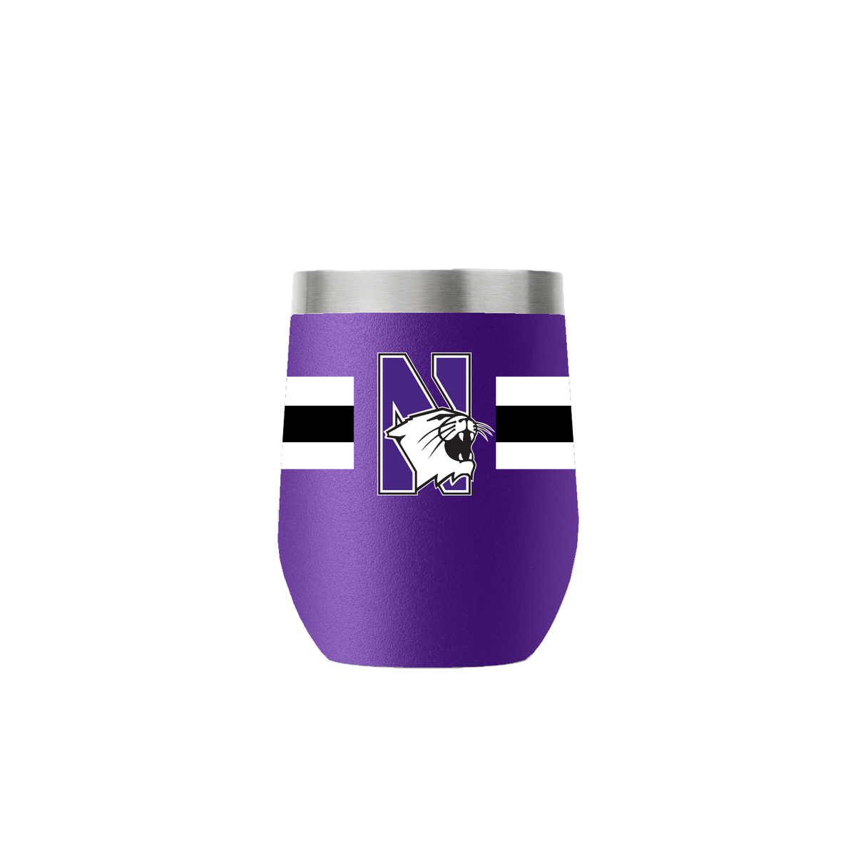 Northwestern University Wildcats 12oz Purple Stemless Travel Tumbler Mug