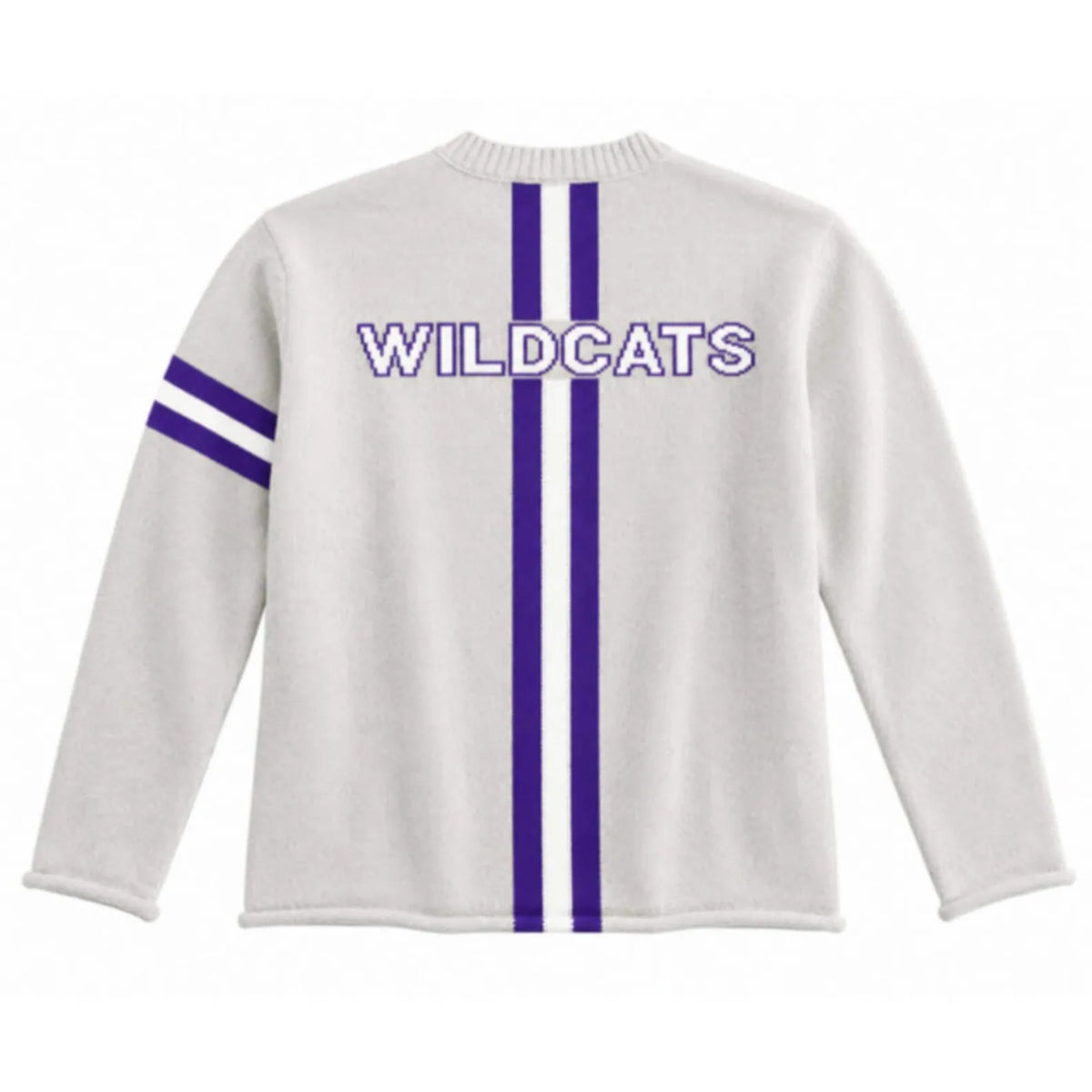 Northwestern University Wildcats Women's Newport Knits Grey Sweater