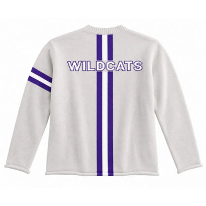 Northwestern University Wildcats Women's Newport Knits Grey Sweater