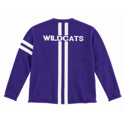 Northwestern University Wildcats Women's Newport Knits Purple Sweater