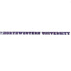 Northwestern University Wildcats Static Cling Inside Application Decal with Northwestern University Design 1"X24"
