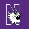 Northwestern University Wildcats Square Table Cover With Multi Color N-cat Design 48"X48"