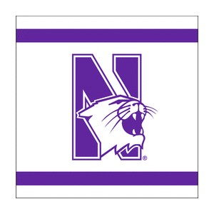 Northwestern University Wildcats Beverage Napkins