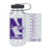 Northwestern University Wildcats 32 oz. Clear Tritan Wide Mouth Nalgene Water Bottle with N-Cat Design