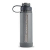 Northwestern University Wildcats 20oz EcoVessel Slate Gray The Boulder Water Bottle