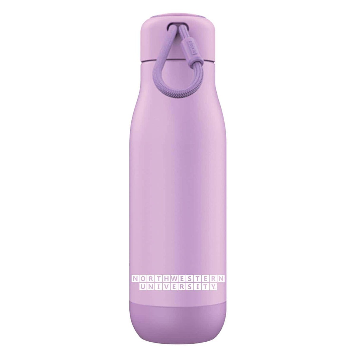 Northwestern University Wildcats 18oz Lavender Zoku Bottle