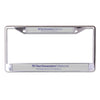 Northwestern University Wildcats Chrome License Plate Frame with Northwestern/Feinberg School of Medicine on Grey Inserts