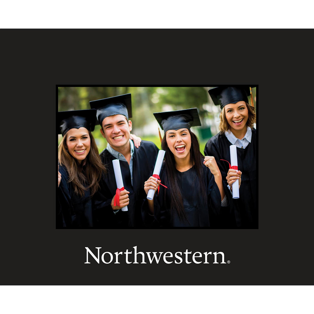 Northwestern University Expo Black Spectrum Horizontal Photo Frame 5"X7"