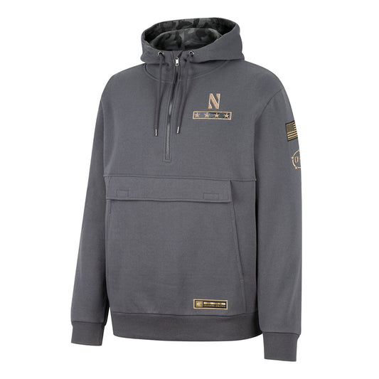 Northwestern University Wildcats Colosseum Men's Ghost Rider1/4 Zip Jacket