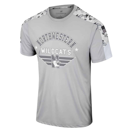 Northwestern University Wildcats Colosseum Men's Hatch OHT S/S Tee