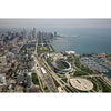 Northwestern Wildcats Postcard Chicago Skyline, Soldier Field and Museum Campus NU0007