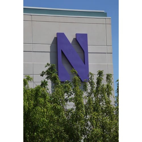 Northwestern Wildcats Postcard Henry Crown Sports Pavillion/Norris Aquatic Center NU0009