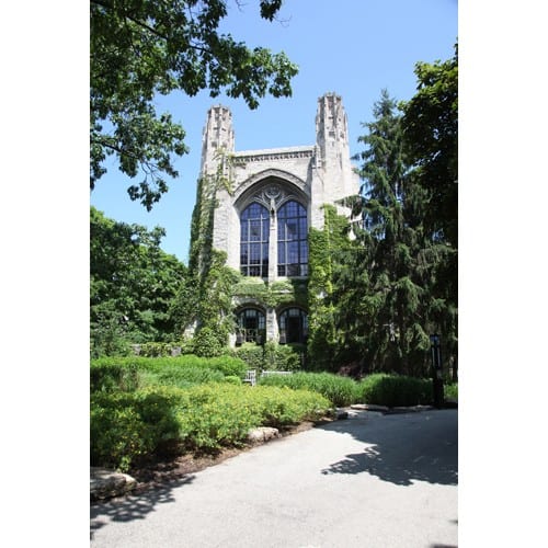 Northwestern Wildcats Postcard Deering Library NU0040
