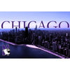 Northwestern Wildcats Postcard Chicago Skyline NU0052