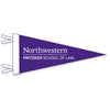 Northwestern Pritzker School of Law Wool Felt Pennant Size Large 12"X30"