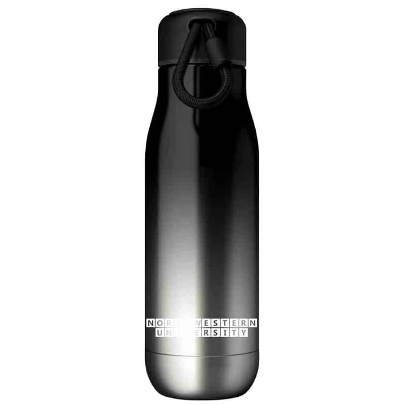 Northwestern University Wildcats 18oz Platinum Ombre Zoku Bottle