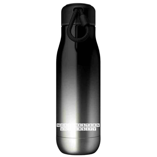 Northwestern University Wildcats 18oz Platinum Ombre Zoku Bottle