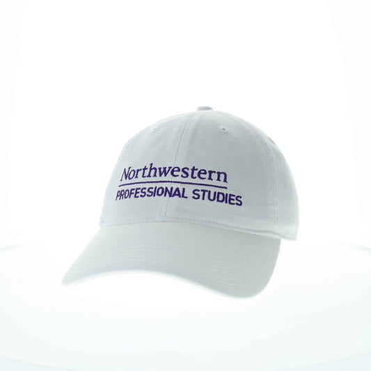 School of Professional Studies Legacy Unconstructed Adjustable White Hat