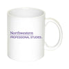 Northwestern University Wildcats 11 oz. White Ceramic Coffee Mug with School of Professional Studies Design