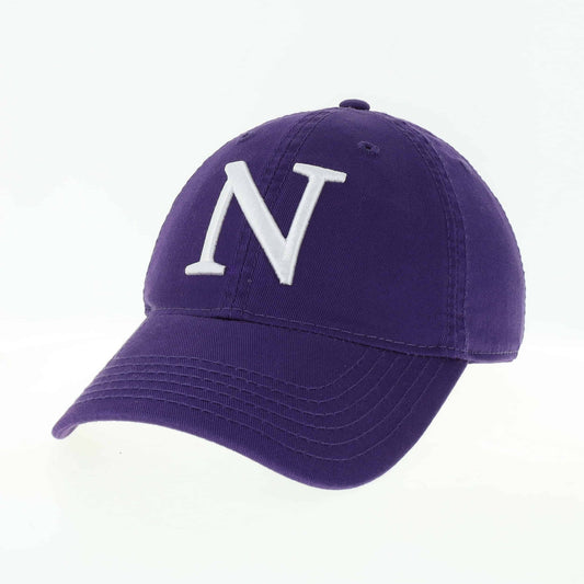 Northwestern University Wildcats Legacy Unconstructed Adjustable Purple Hat with Academic N Design