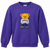 Northwestern University Wildcats Teddy Bear Crewneck Sweatshirt – Purple