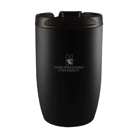 Northwestern University Wildcats 10 oz Laser Engraved Black Keeper Kup Travel Tumbler Mug