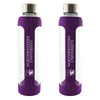 Northwestern University Wildcats 20 oz. Laser Engraved Silicone Glass Water Bottle With N-Cat Design