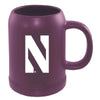 Northwestern University Wildcats 22 oz. Laser Engraved Purple Ceramic Stein With Stylized N Design