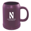 Northwestern University Wildcats 22 oz. Laser Engraved Purple Ceramic Stein With N & Northwestern University Design