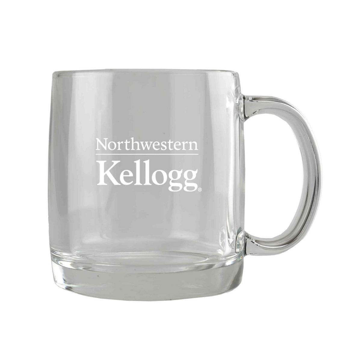 Northwestern I Kellogg Laser Engraved 13 oz. Mug Glass