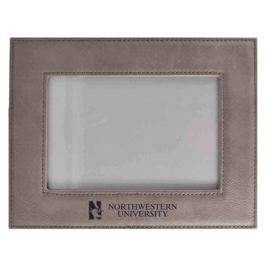 Northwestern University Wildcats Grey Velour 4x6 Horizontal Picture Frame