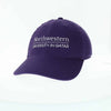 Northwestern University in Qatar Legacy Unconstructed Adjustable Purple Hat