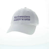 Northwestern University in Qatar Legacy Unconstructed Adjustable White Hat