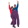 Royal Blue & Red Adult Game Bib Overalls
