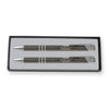 Northwestern University Wildcats Laser Engraved Gunmetal Aura Pen & Mechanical Pencil Set