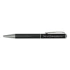 Northwestern University Wildcats Laser Engraved Black Slim Carbon Fiber Ballpoint Pen