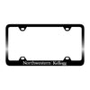 Northwestern I Kellogg SM-50 Series Laser Engraved Black License Plate Frame