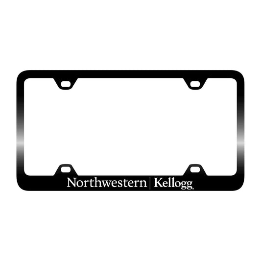 Northwestern I Kellogg SM-50 Series Laser Engraved Black License Plate Frame
