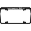 Northwestern I Kellogg SM-51 Series Laser Engraved Black License Plate Frame