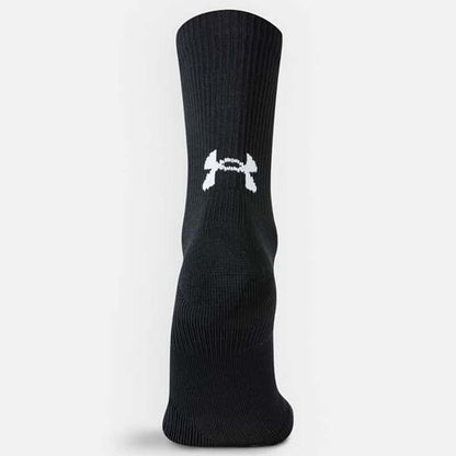 Northwestern University Wildcats Adult Under Armour Black Unrivaled Crew Sock-4