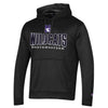 Northwestern University Wildcats Men's Champion Black Recycled Poly Fleece Hood
