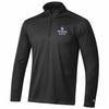Northwestern University Wildcats Men's Champion Black Textured 1/4 Zip